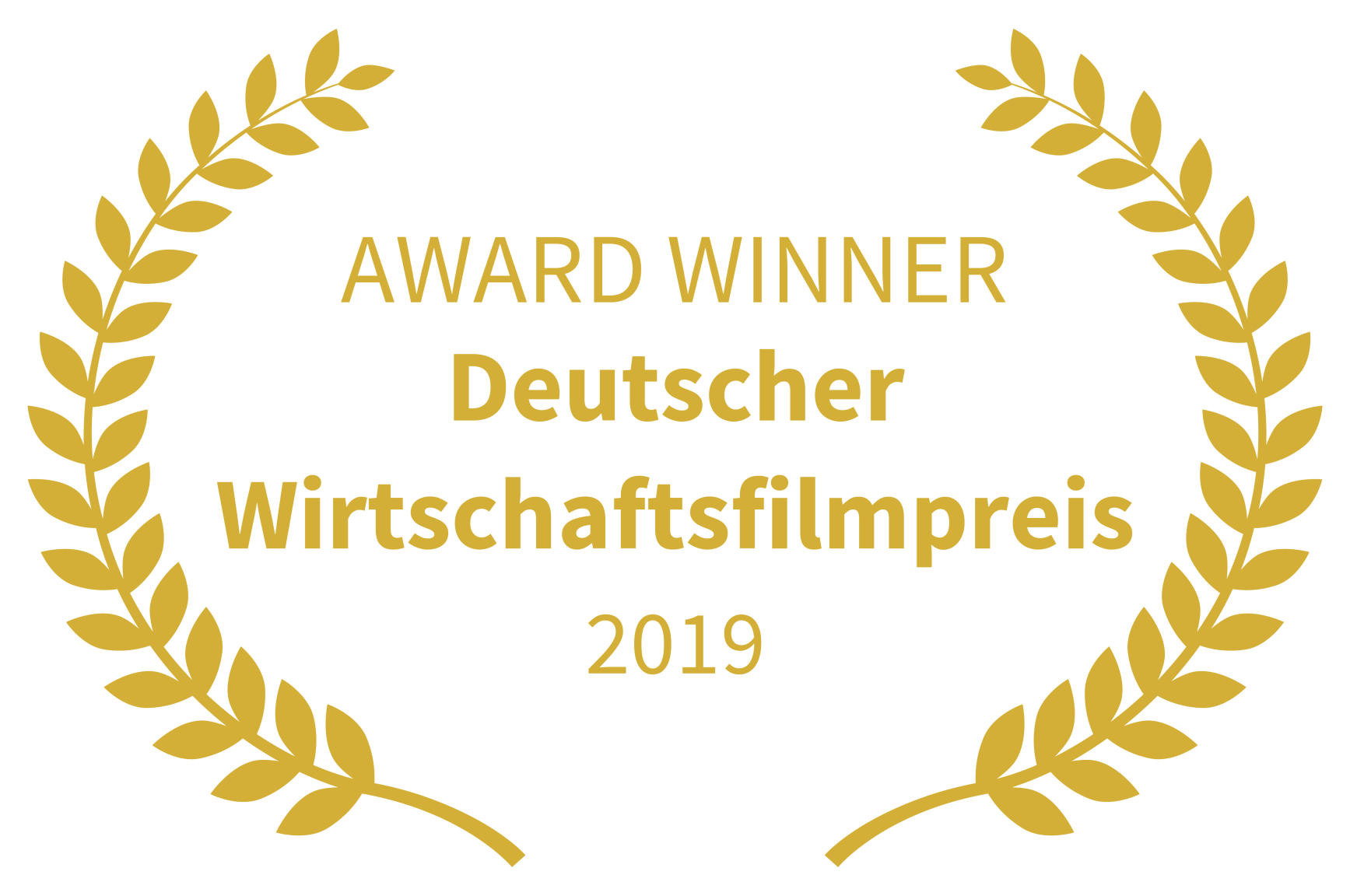AWARD WINNER - Deutscher Wirtschaftsfilmpreis - 2019